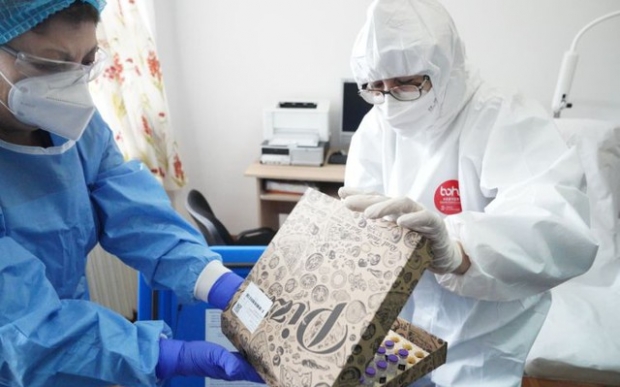 Vaccin distribuit in cutii de pizza, la spitalul din Slobozia